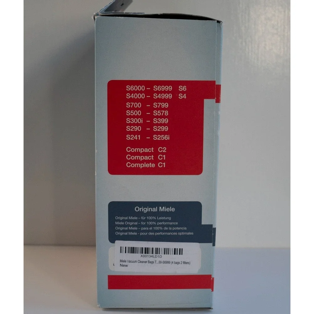 3 Official Miele GN FJM HyClean 3D Efficiency Pure Vacuum Bags & AirClean Filter